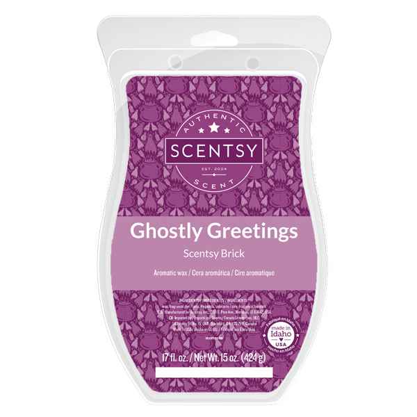 Ghostly Greetings Scentsy Brick