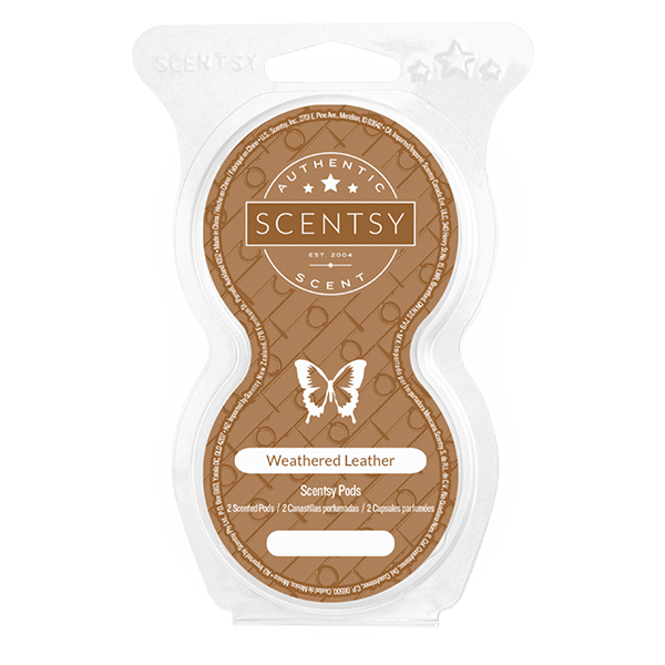 Weathered Leather Scentsy Pod Twin Pack