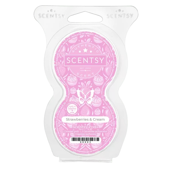 Strawberries & Cream Scentsy Pod Twin Pack