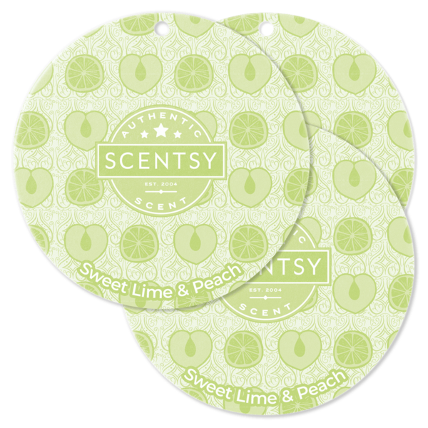 Sweet Lime & Peach Scent Circle 3-Pack