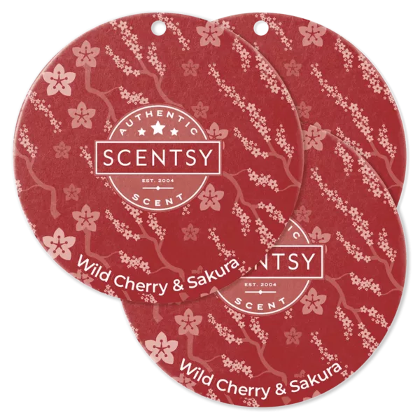 Wild Cherry & Sakura Scent Circle 3-Pack